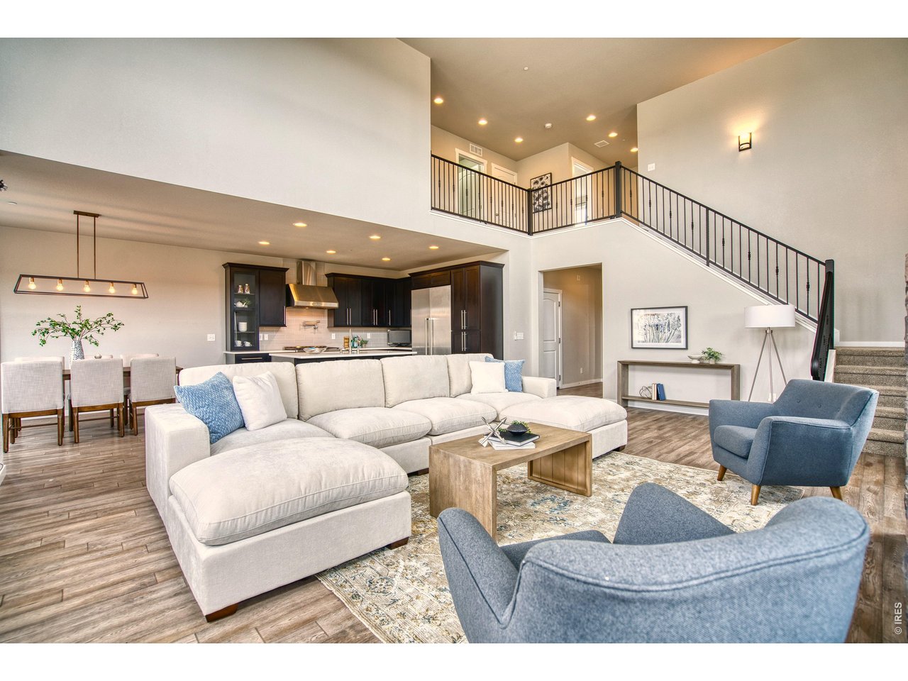 Living, Dining, Kitchen