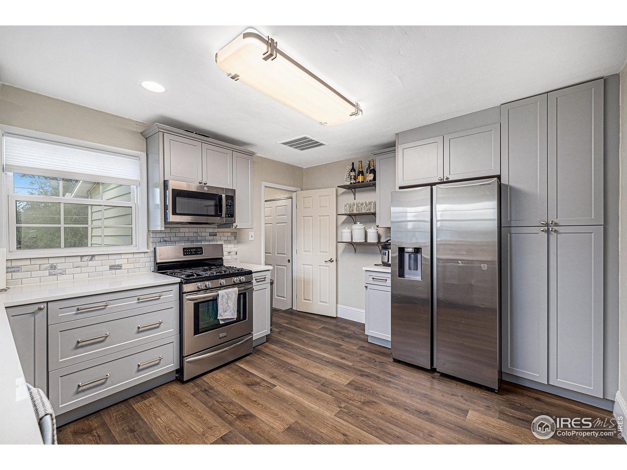 Plenty of Cabinetry for storage and stainless steel appliances