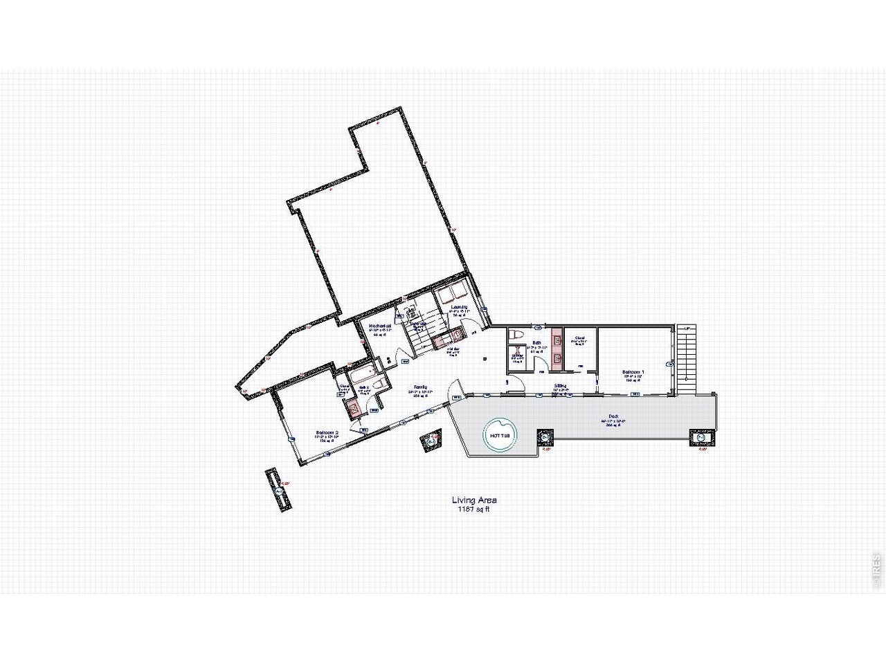 Lower level floorplan