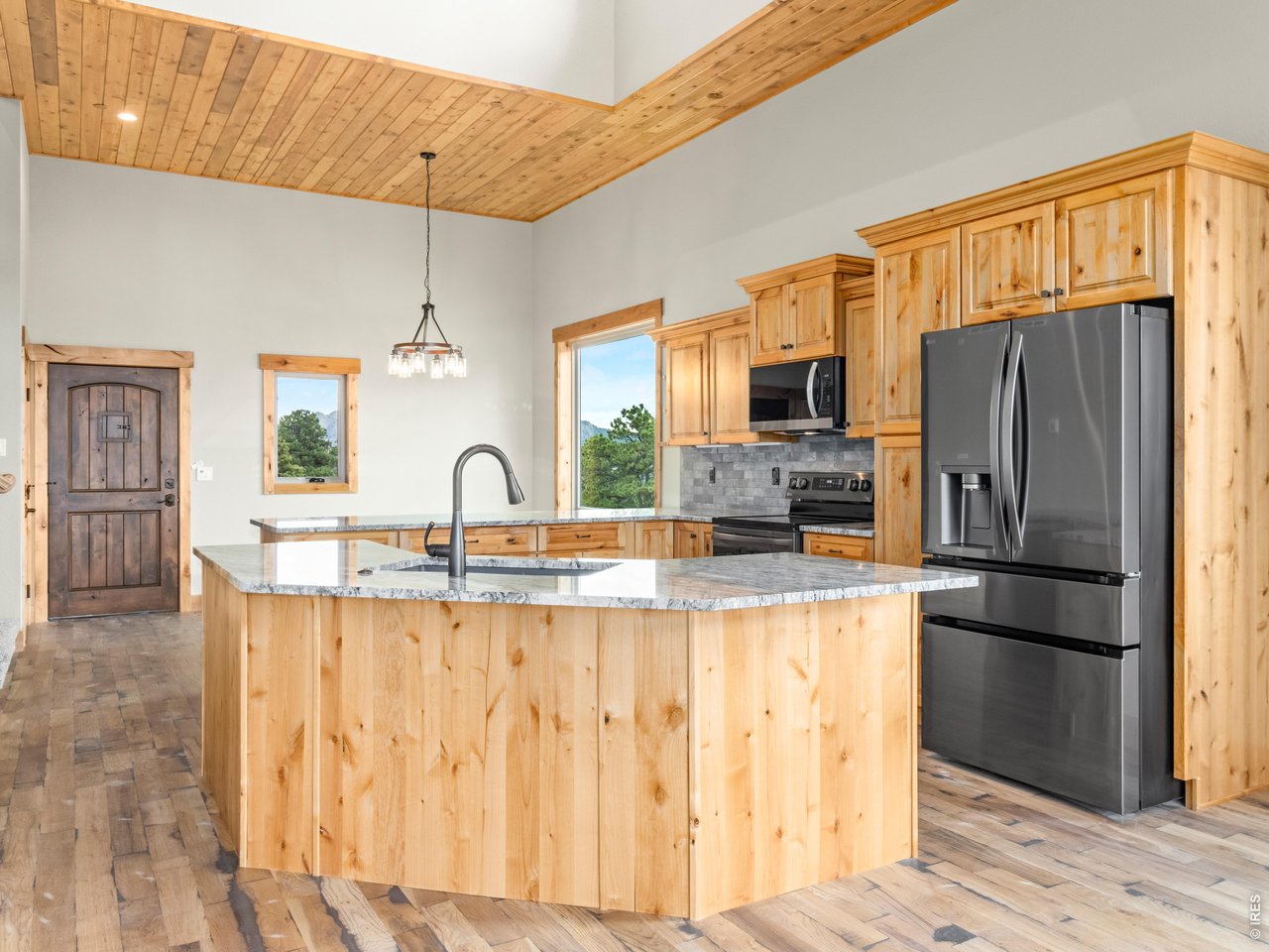 Wood-accent ceilings