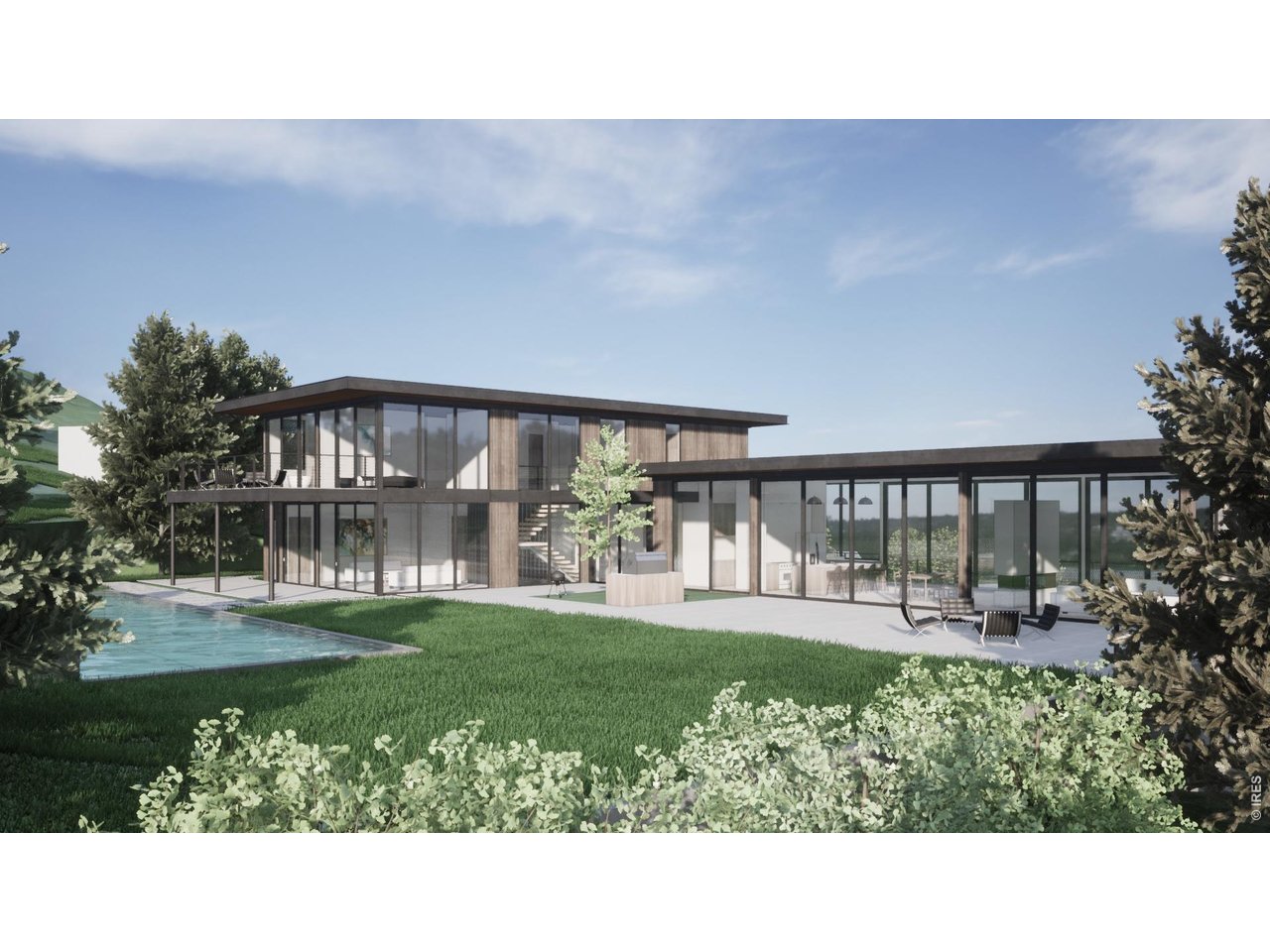 Rendering for the potential new house designed by Steve Dodd Architects