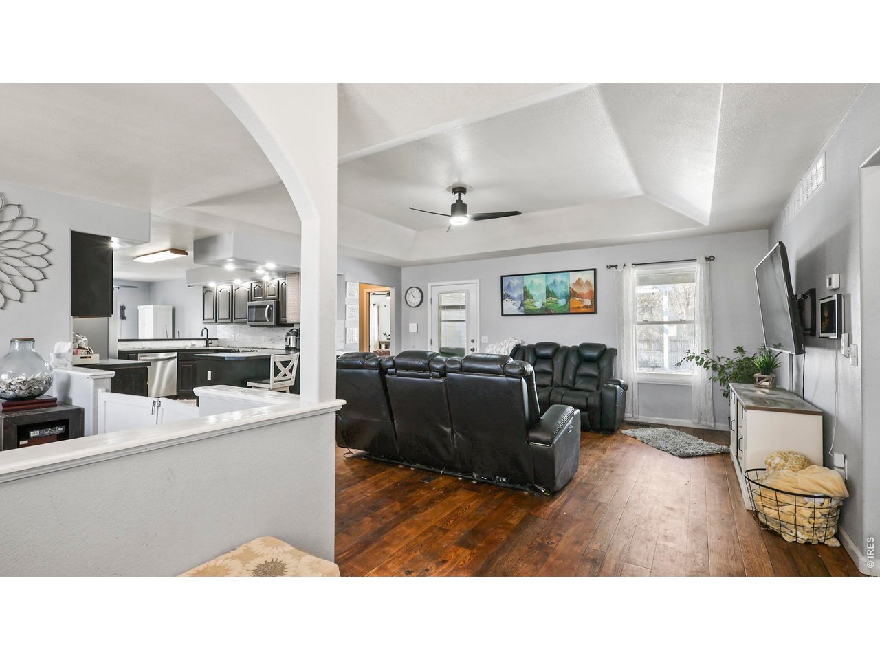 Entry Way and Living Room