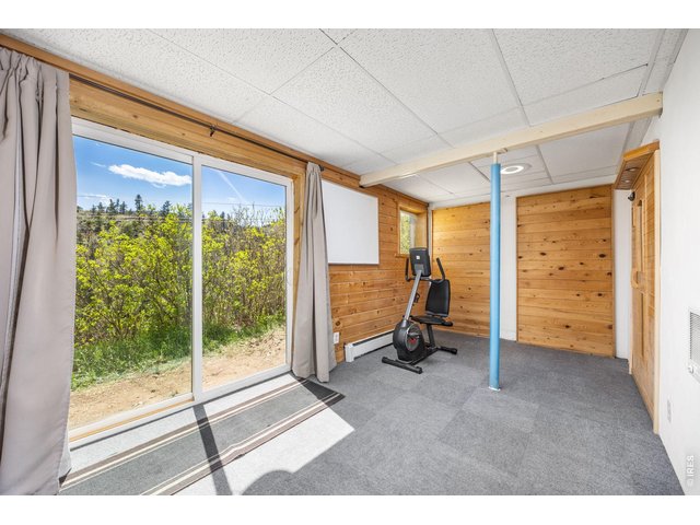 Property Photo 25 The walk-out basement includes a custom workshop, bonus room (perfect for an office or gym), walk-in sauna, storage, and space to expand.