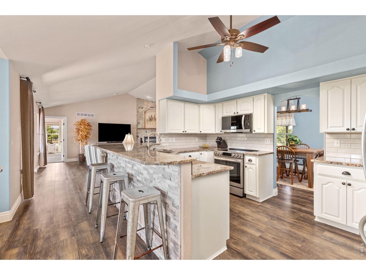 Leading to the eat-in Kitchen
