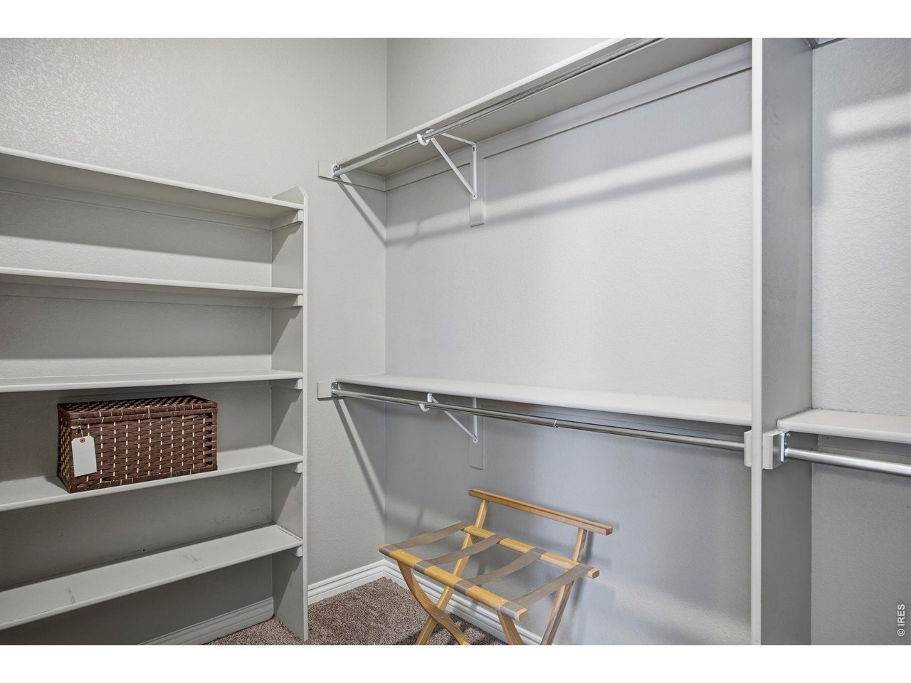 Primary walk in closet