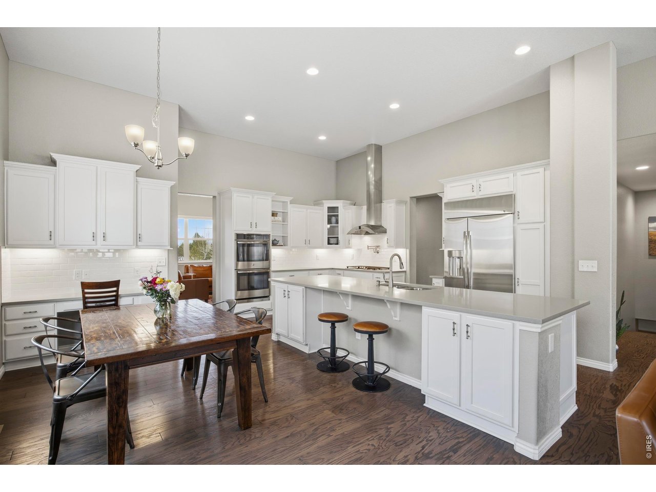 Dining and kitchen