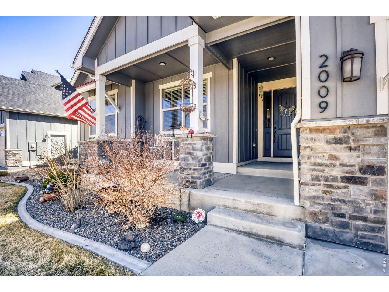 Covered front porch