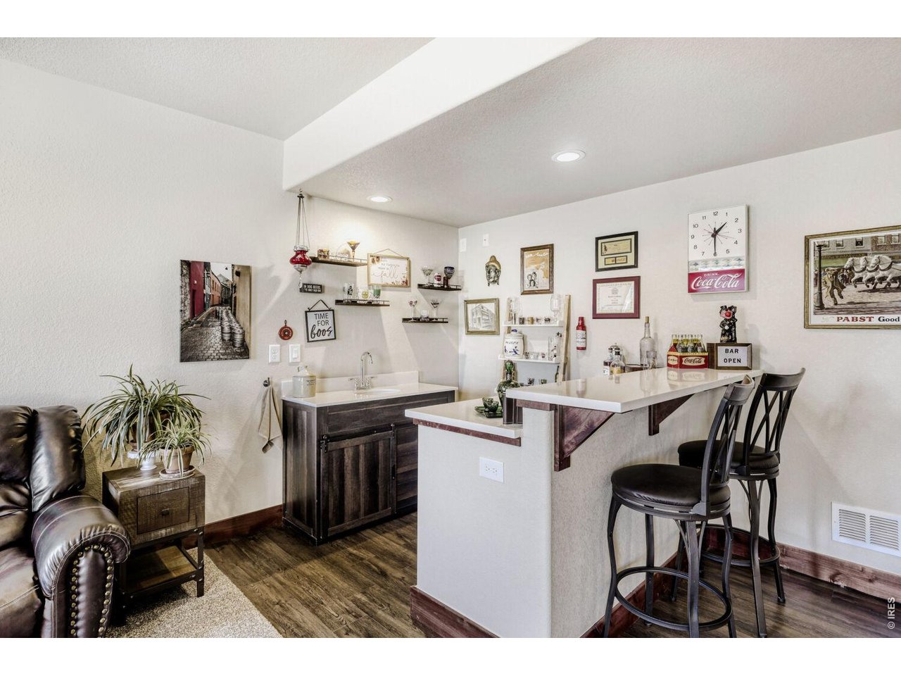 Basement bar