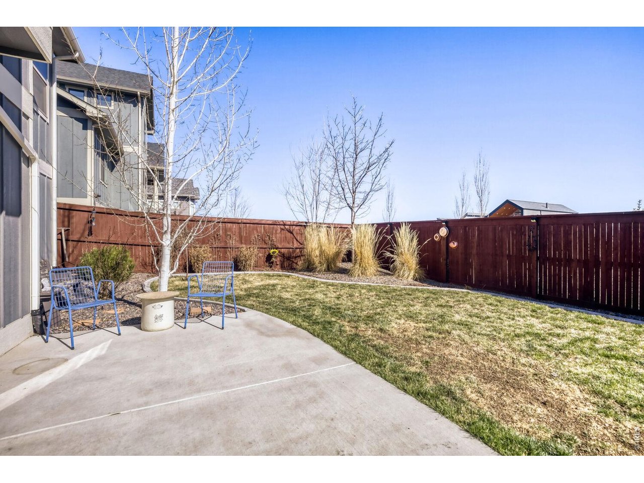 Walkout patio area