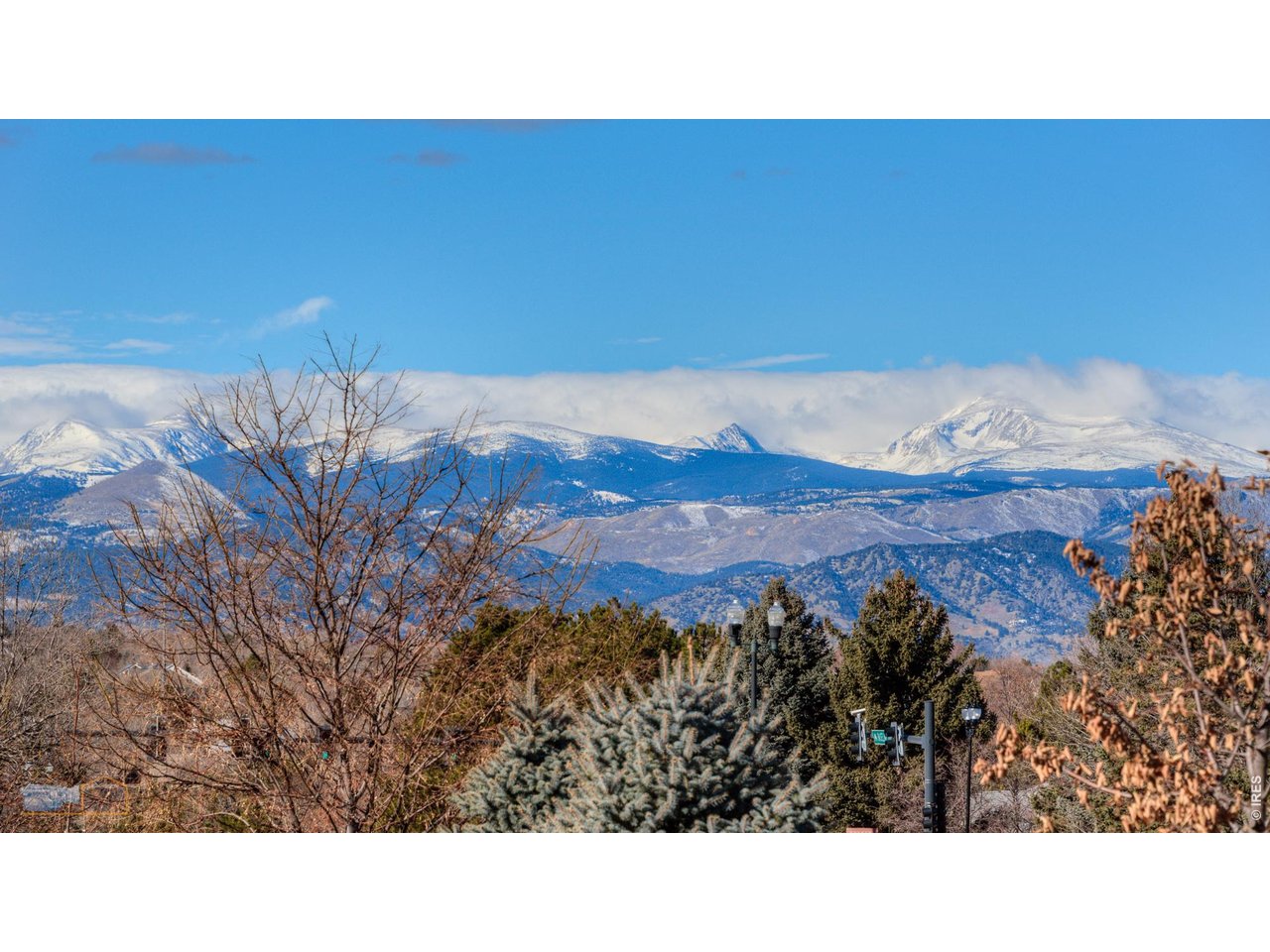 THE VIEW From 2325 Glacier Ct., Lafayette. Lot 9, Trail Ridge West Subdivision and PUD. 