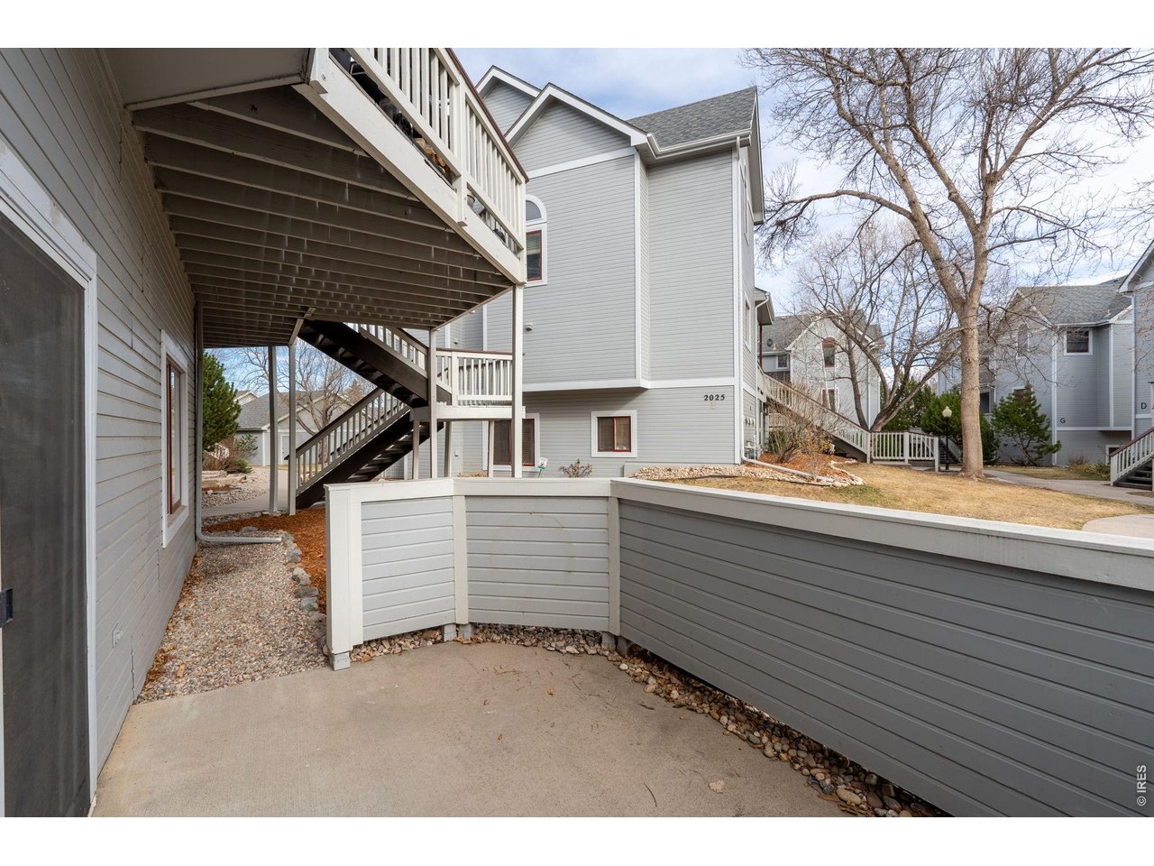 Front Patio offers an almost enclosed courtyard