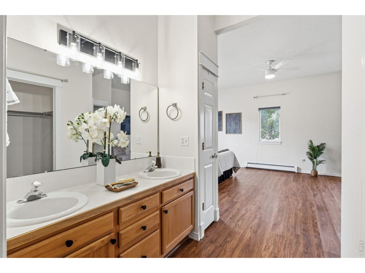 Primary Bathroom with dual vanities