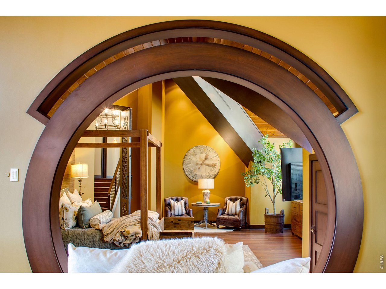 Extraordinary architectural vision and premier craftsmanship create breathtaking features like this in the home.