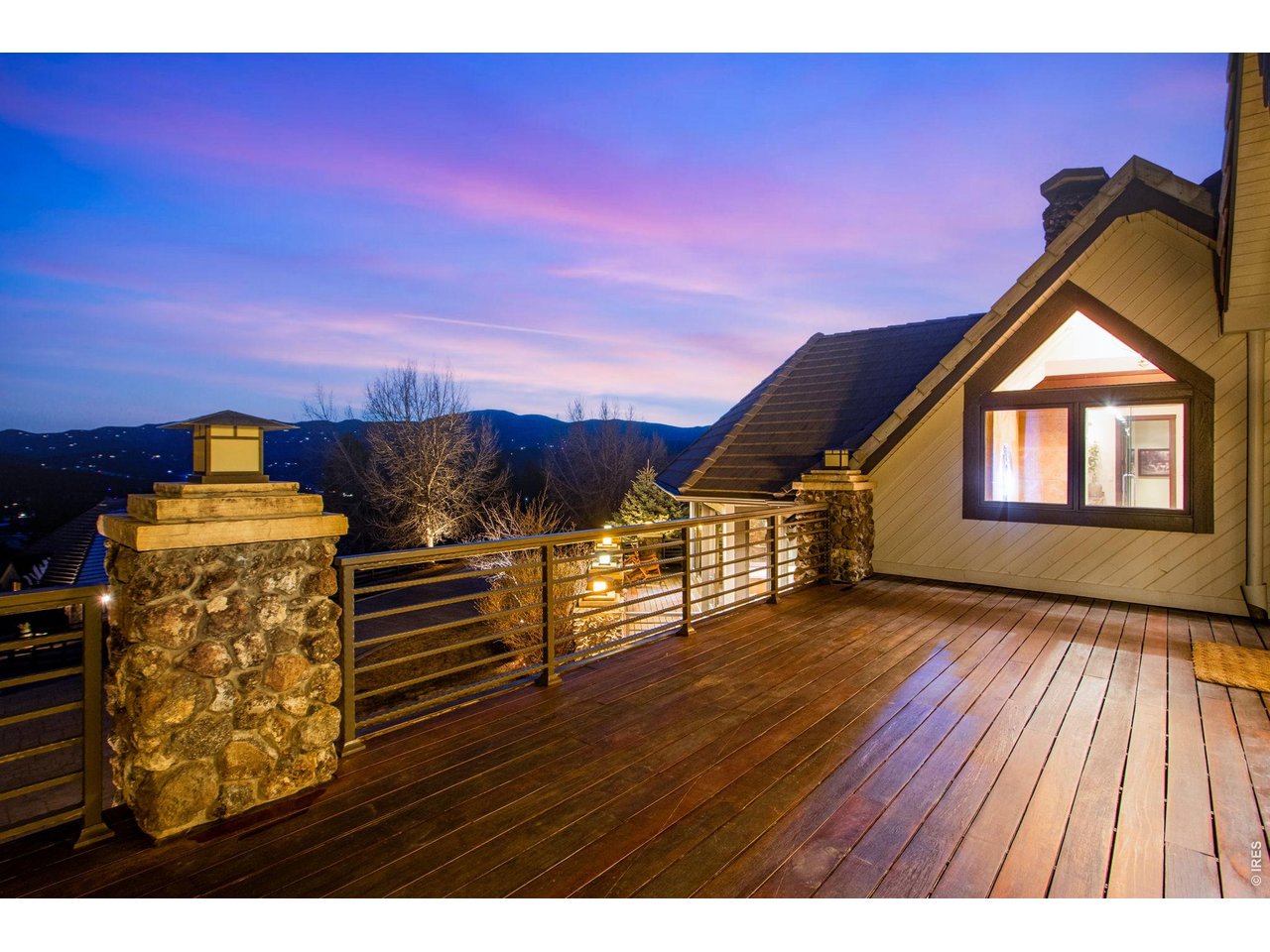 Plenty of sitting areas and decks adorn various rooms of this 30-acre estate. The views are absolutely stunning!