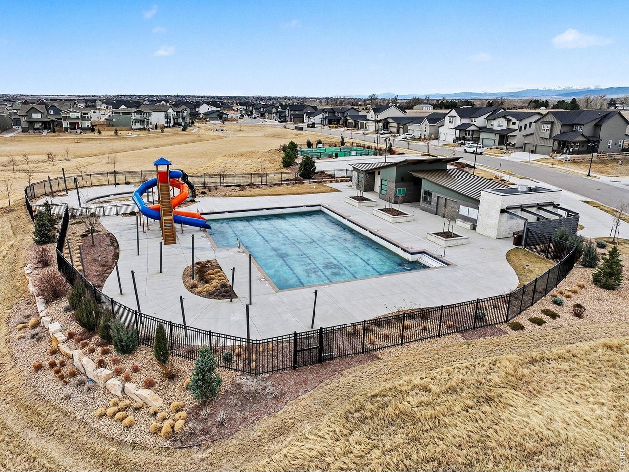 Summer fun at the community pool 