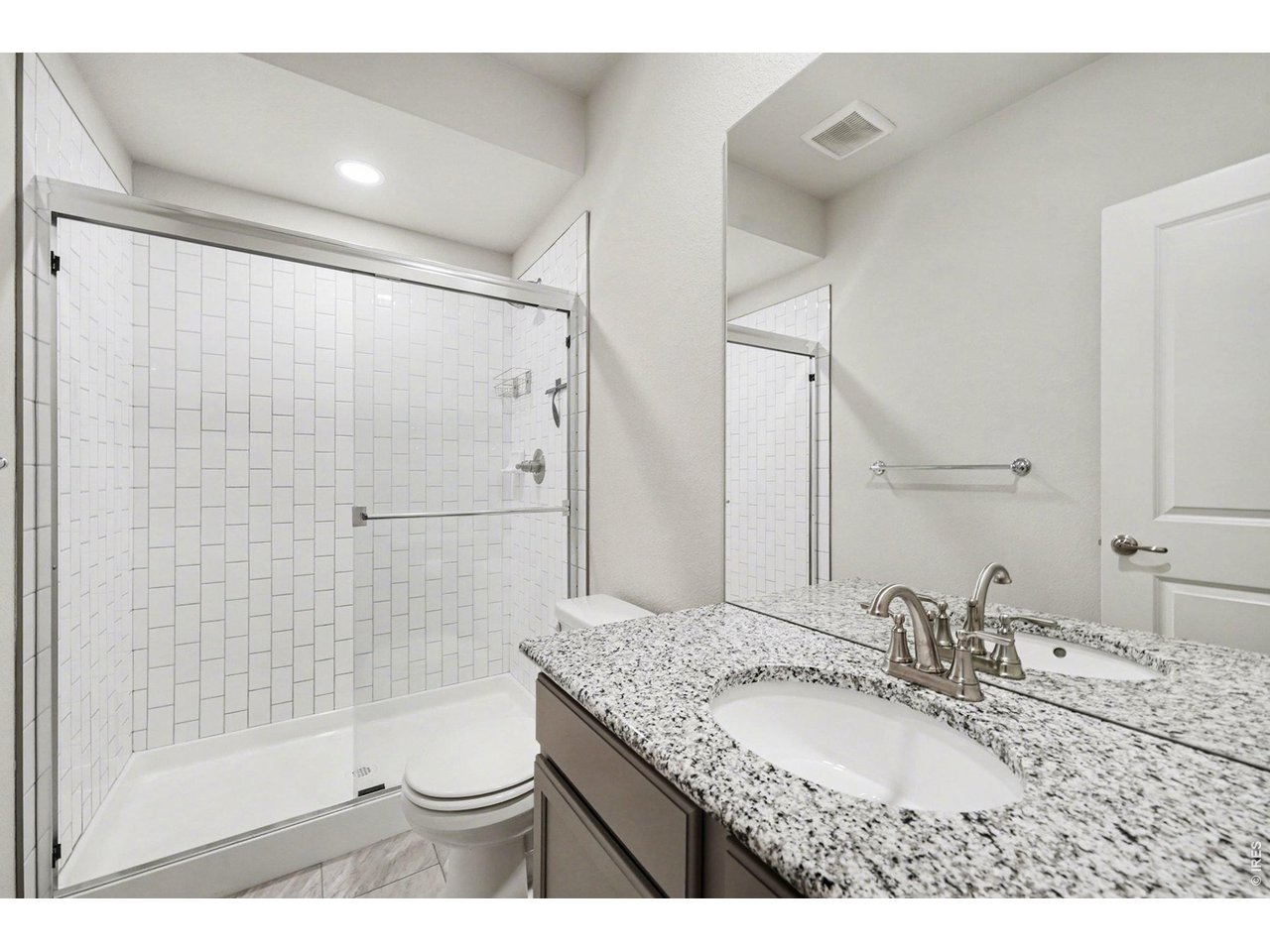 The perfect secondary full bath w/custom tile