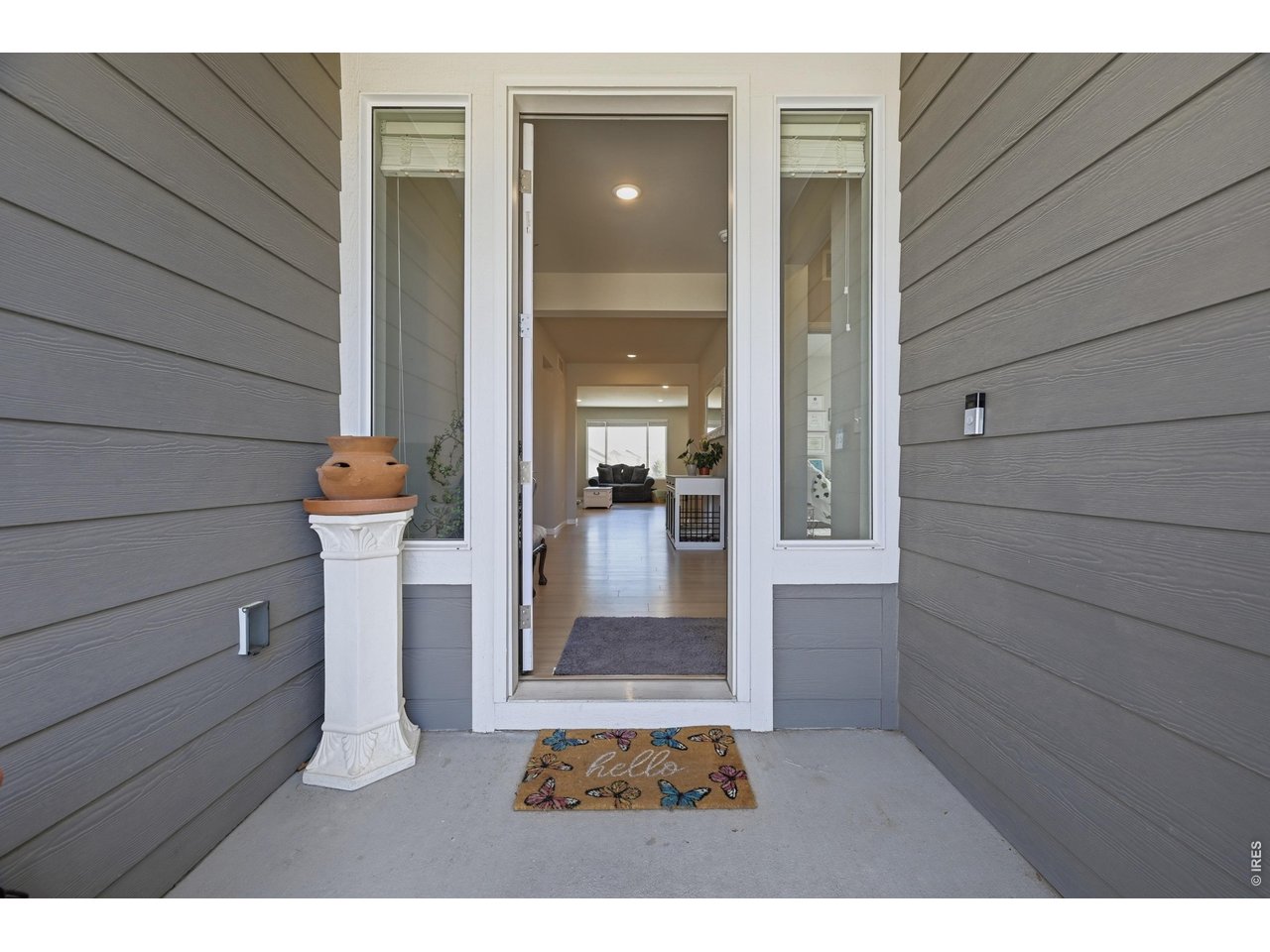 Welcoming front porch