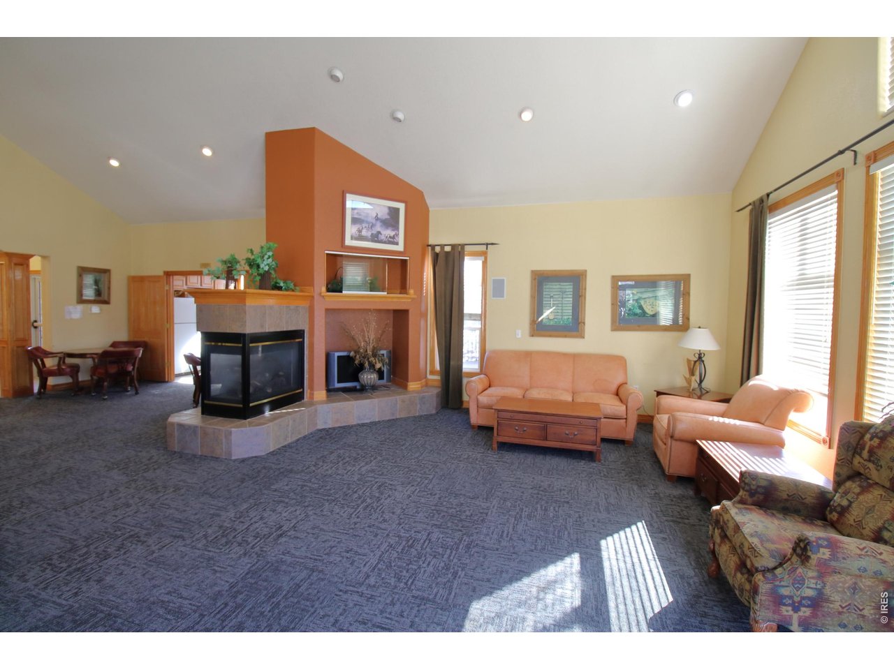 Room to entertain a big group or extended family in the clubhouse.
