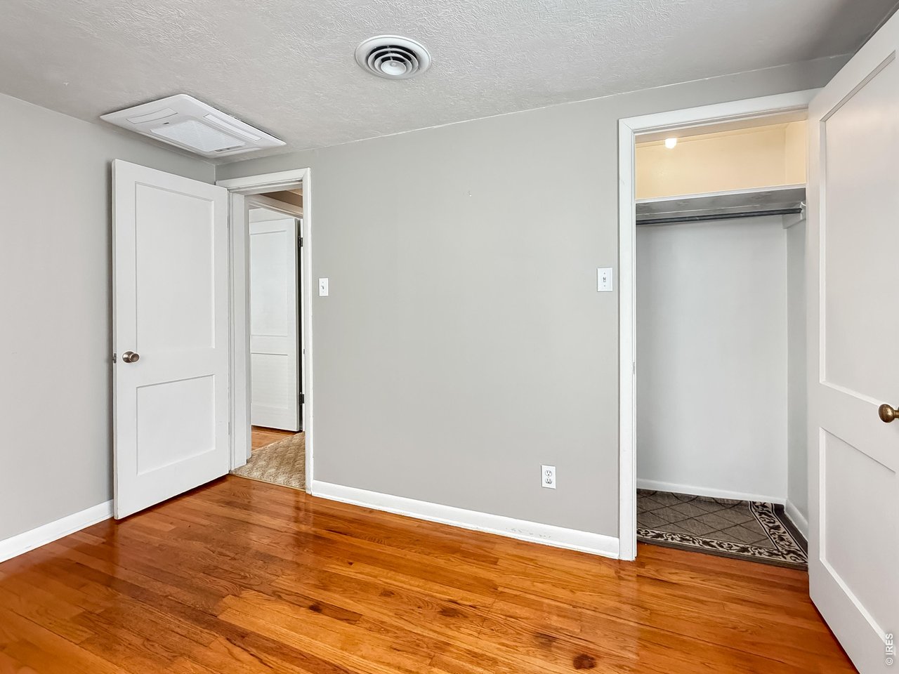 2nd Bedroom closet with light