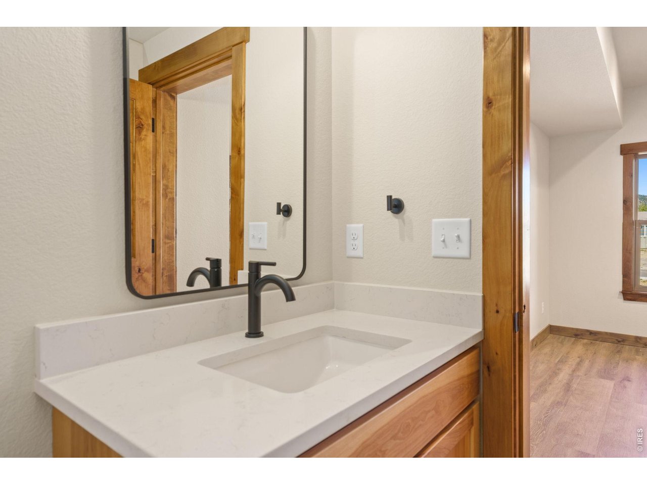 Main level powder bathroom