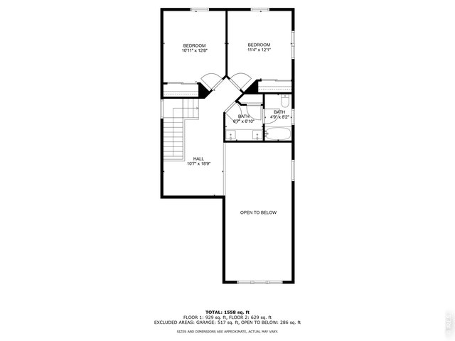 Property Photo 38 Upper level floor plan