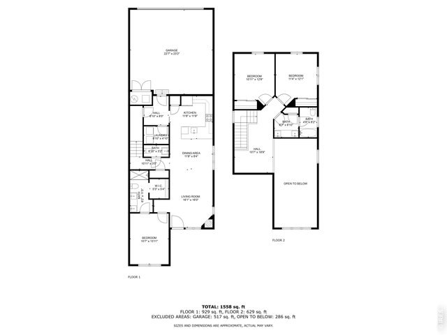 Property Photo 40 Main and upper level floor plan