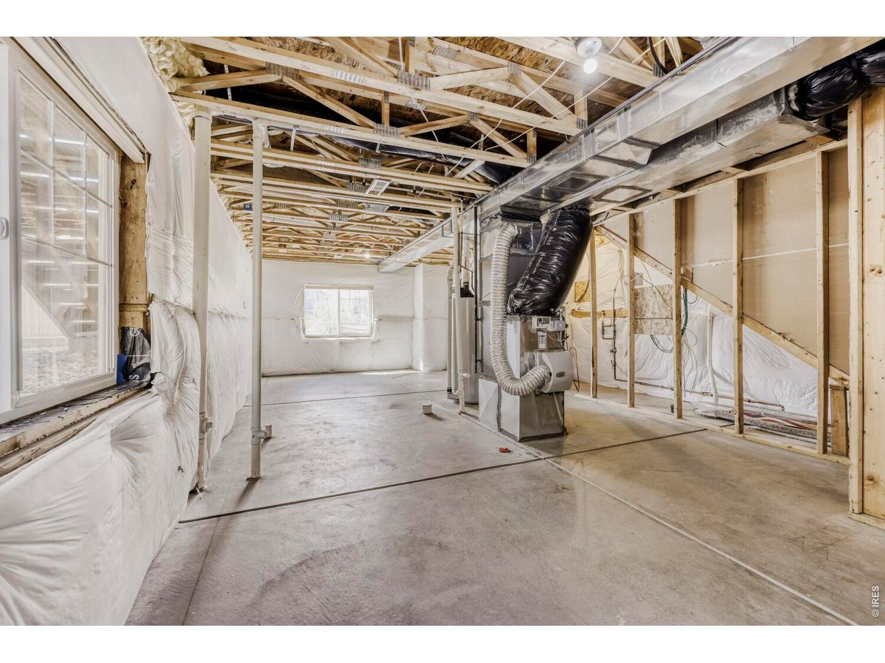 8' ceilings in above ground "basement" with walk-out option for 3rd entrance possible. 