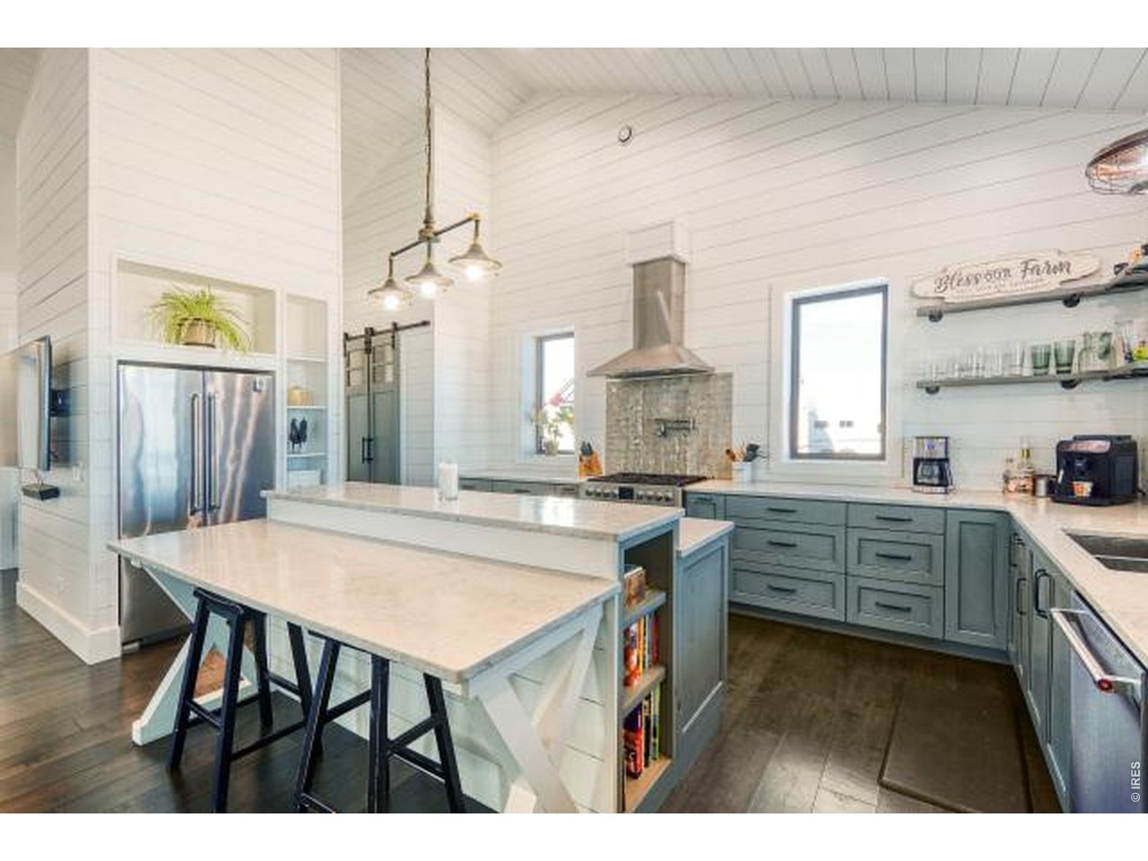 Bright, open kitchen