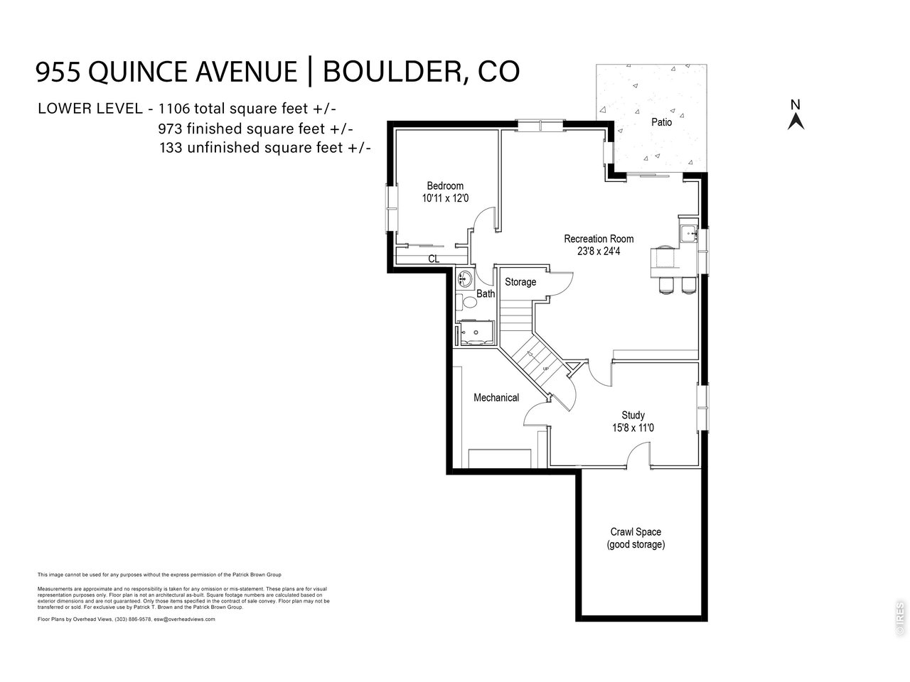 Lower level floor plans