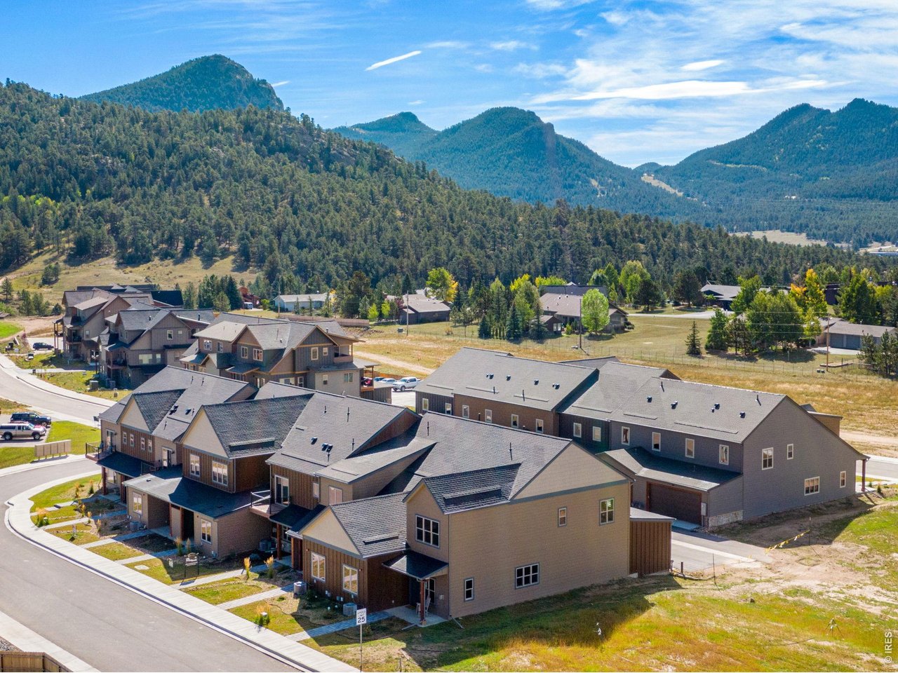 Mountain views surround the development