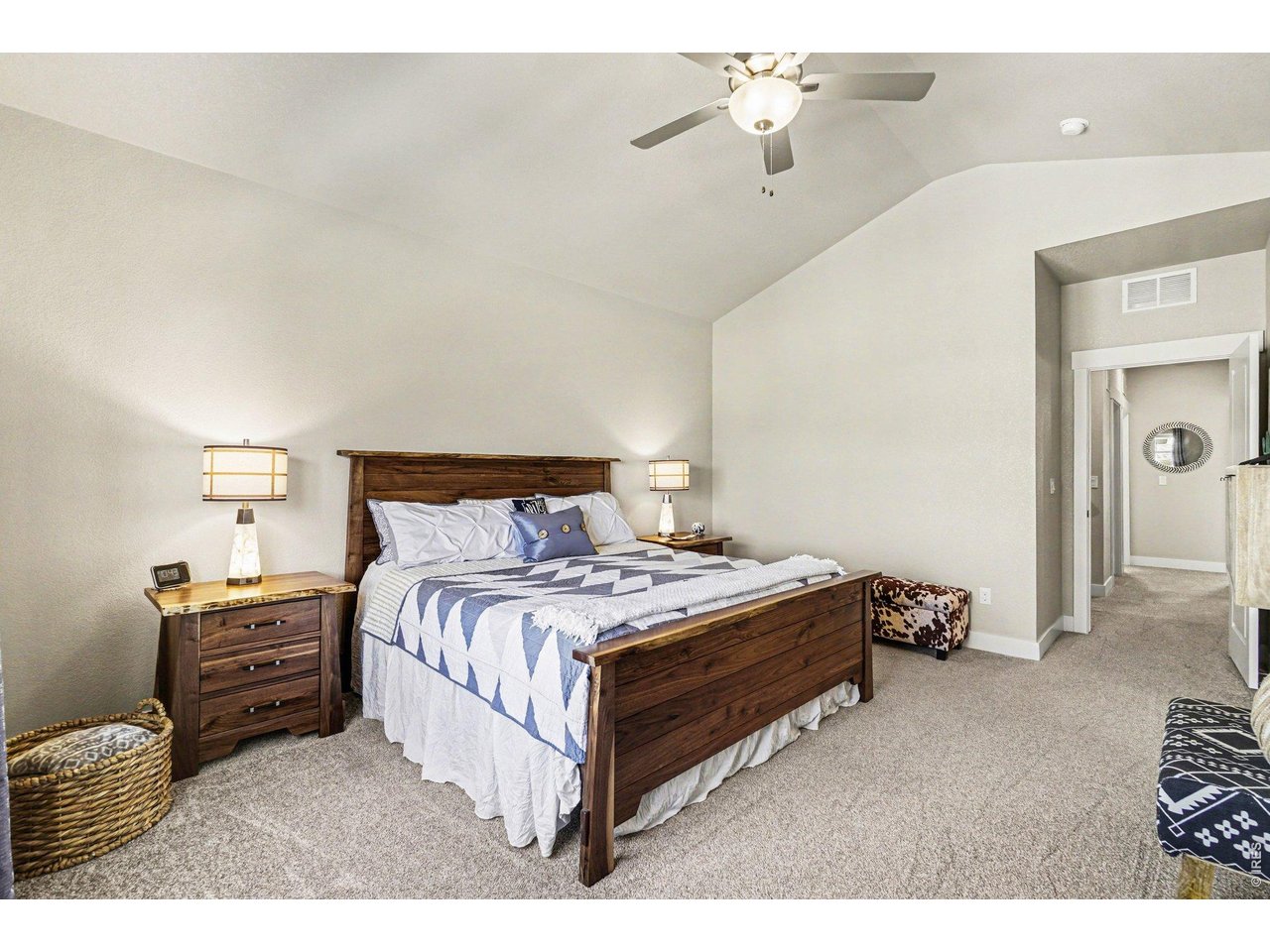 Ample space that accommodates a King bed