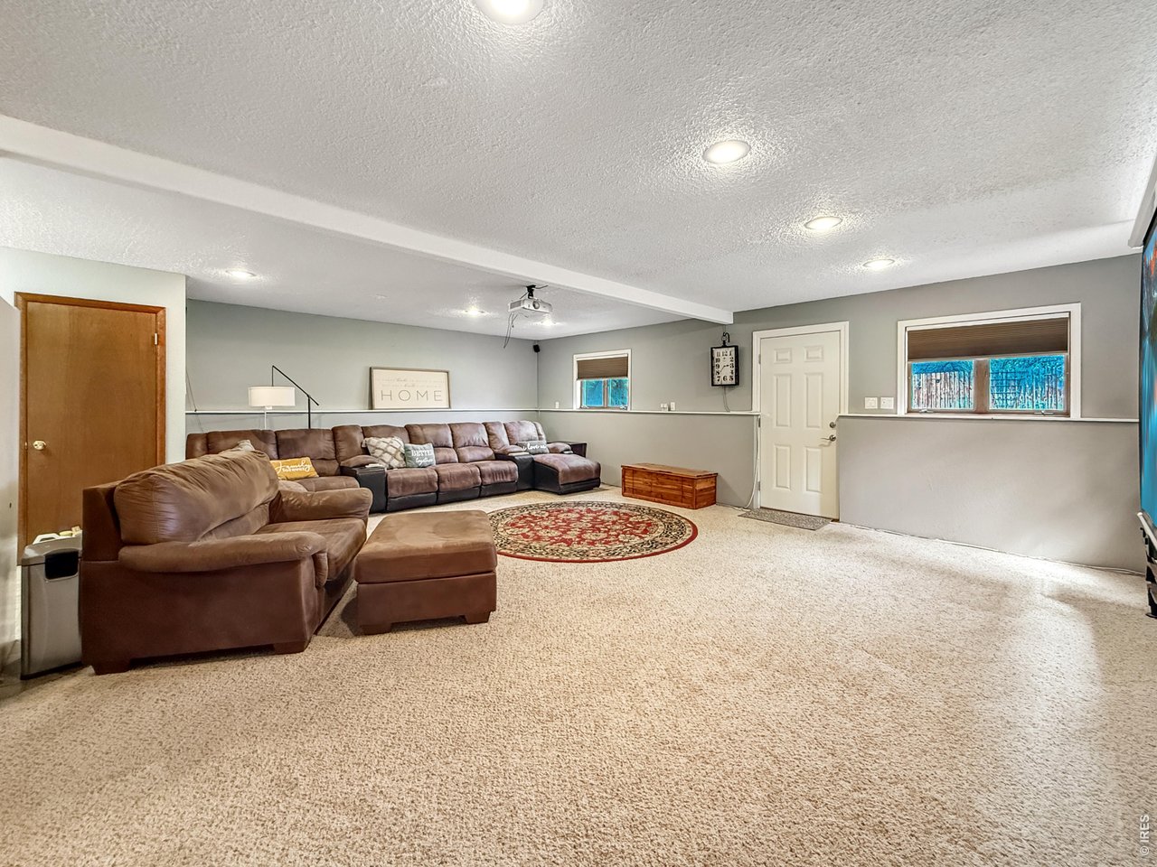 Basement Living Room w/Entertainment System Included