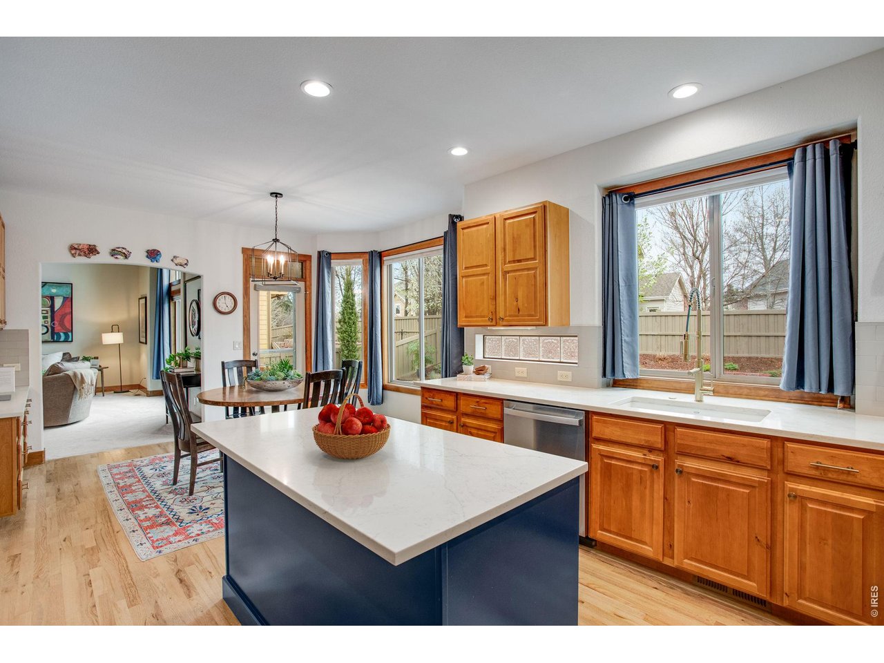 Site finished Hardwood floors, knotty alder cabinetry, loaded with countertop and storage space! 