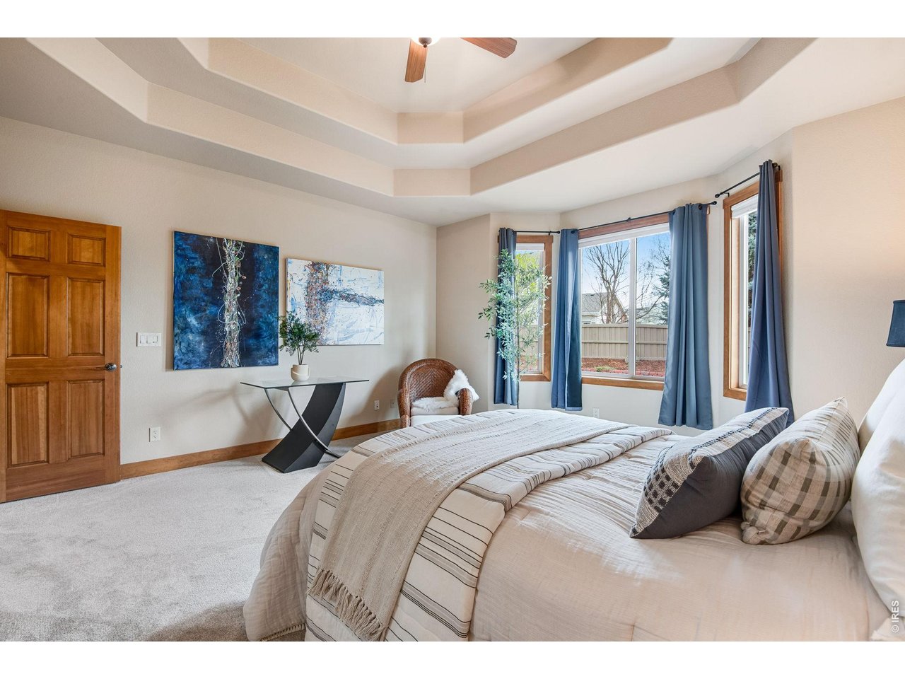 Large Bay window and sitting area. Dual tray ceiling - stunning Primary suite! 