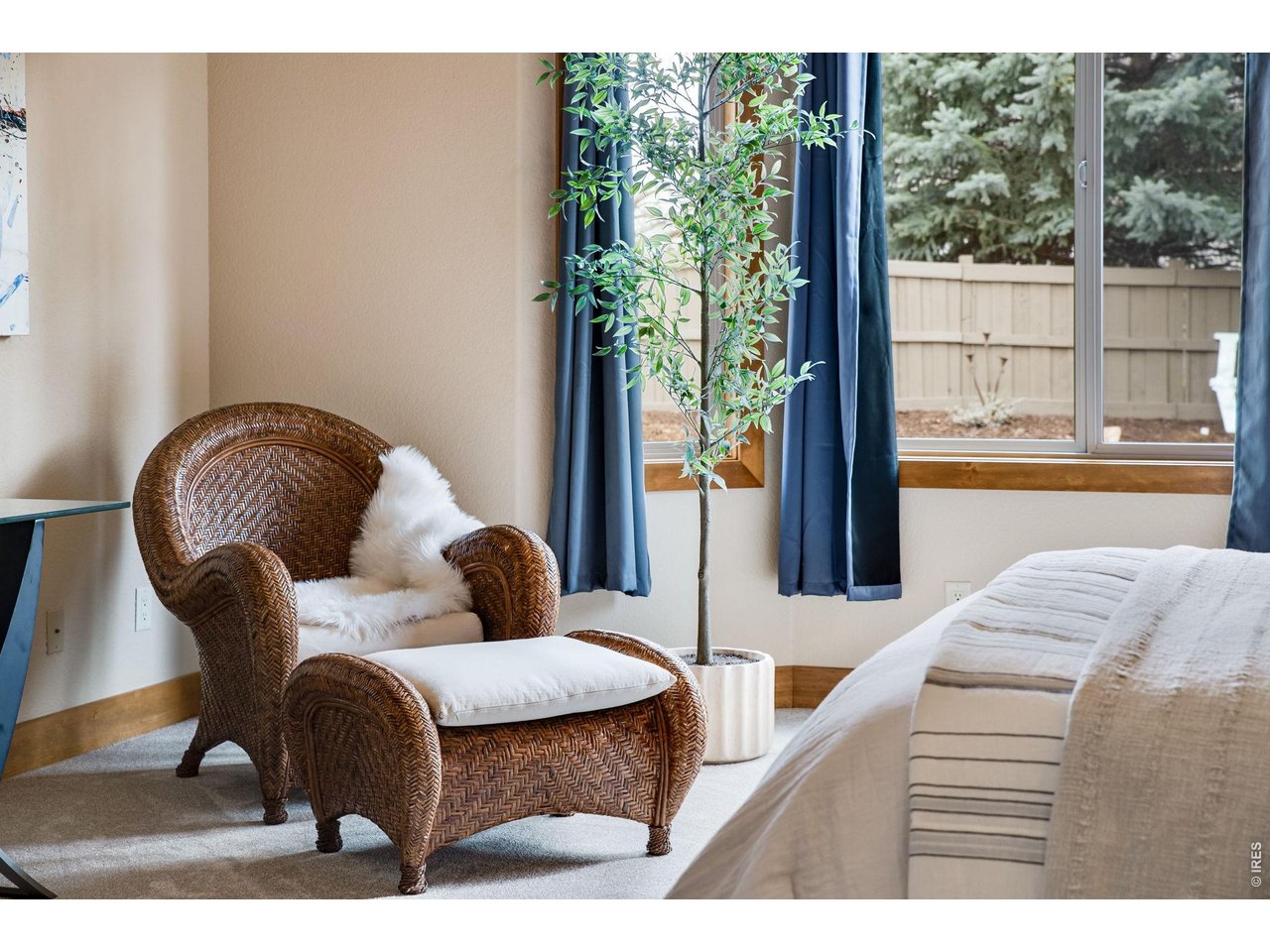 A haven for relaxation, this primary suite is heavenly! 