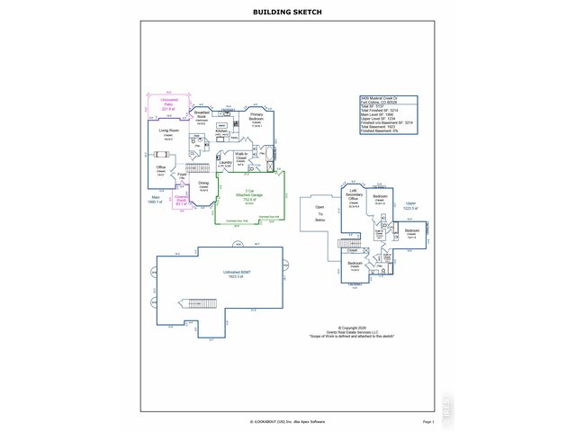 Property Photo 47 Floor plans 3,214 finished SQFT & 5,137 Total SQFT! Dual Zones. 