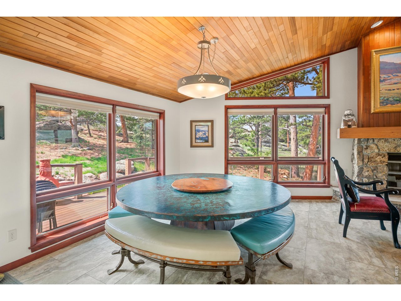 Dining Area with Nature Views