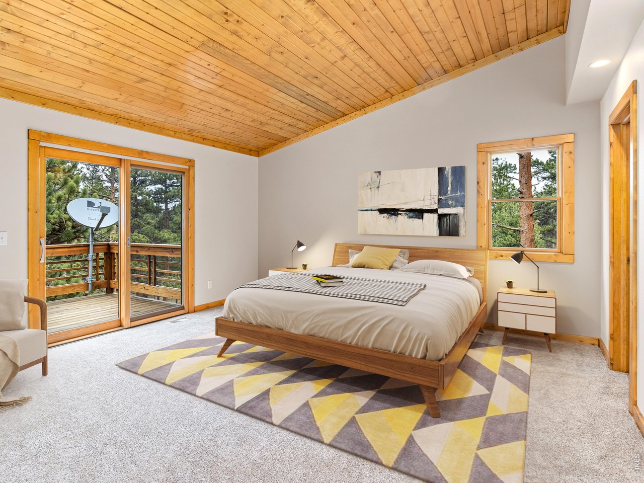Primary Suite with Access to a Deck