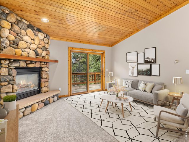Property Photo 24 Vaulted Tongue and Groove Wood Ceiling