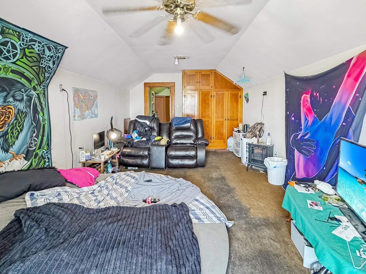 Unit A living room