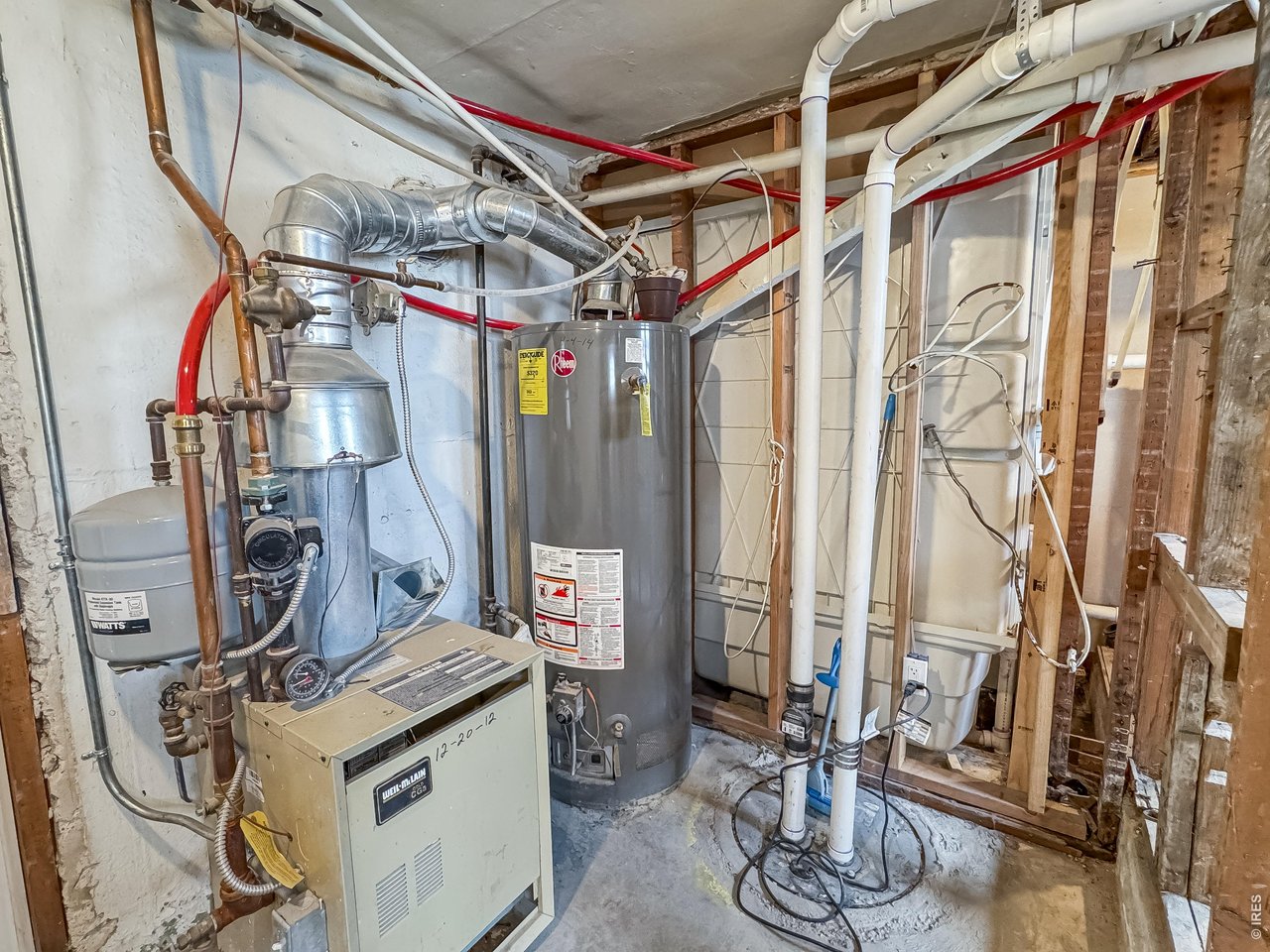 Mechanical room in Laundry