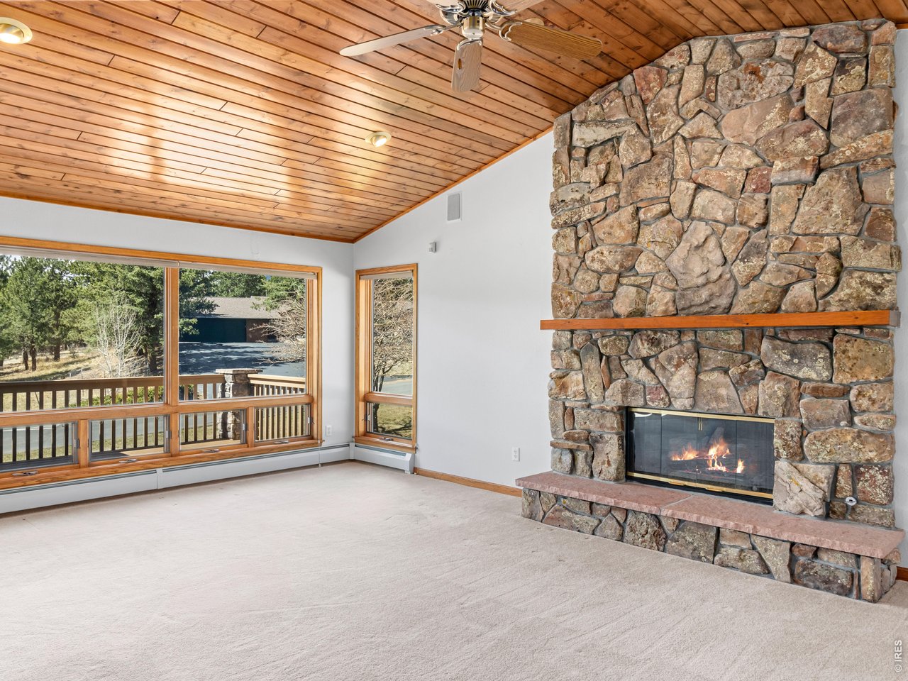 Moss Rock Fireplace