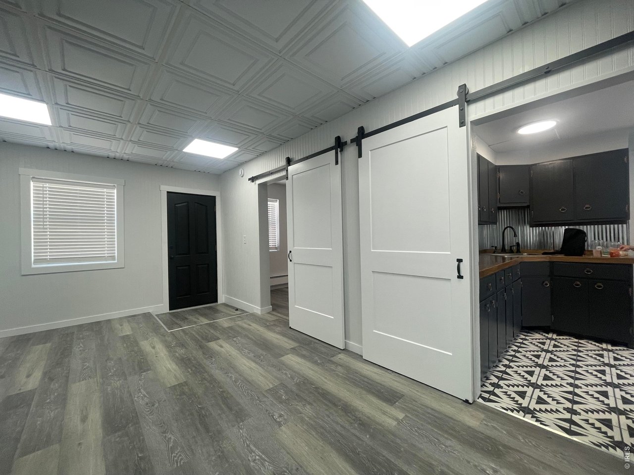 View toward front door