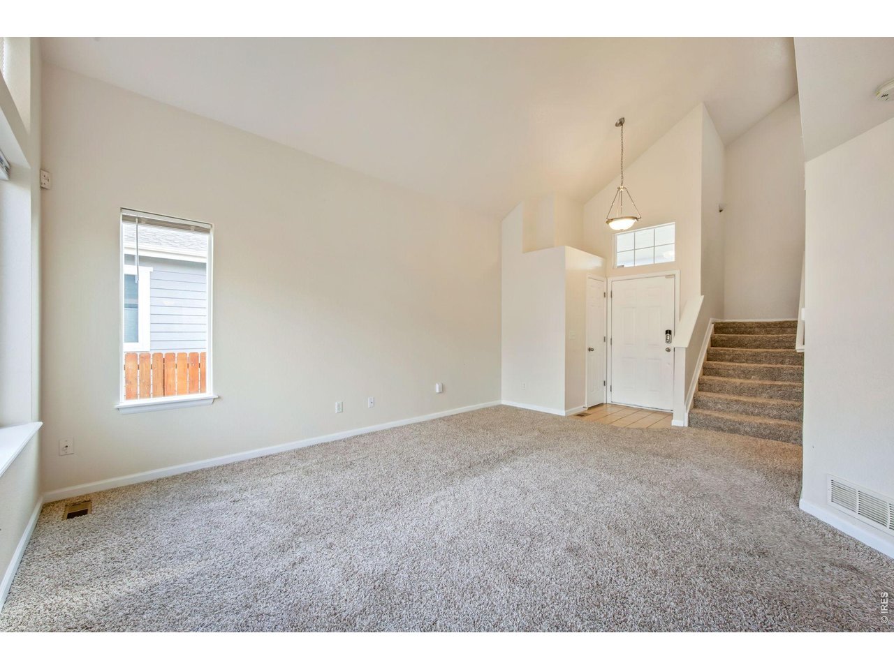 Living room to upstairs