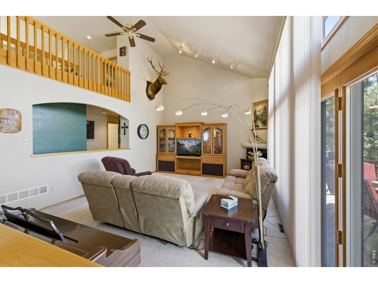 14' Bridge separates the Primary Suite from the other 2 Bedrooms