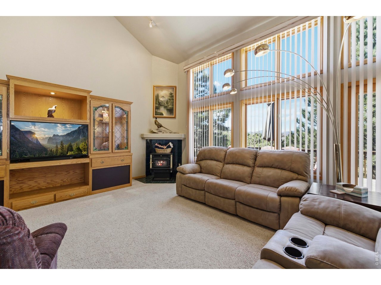 Exceptional West Facing Views from the Large Sunken Living Room