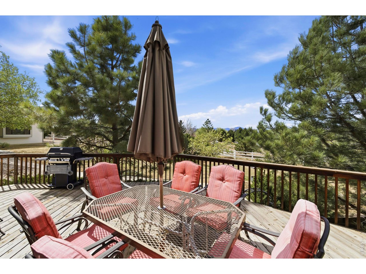 Excellent West Facing Views and lots of Trees for shade and privacy
