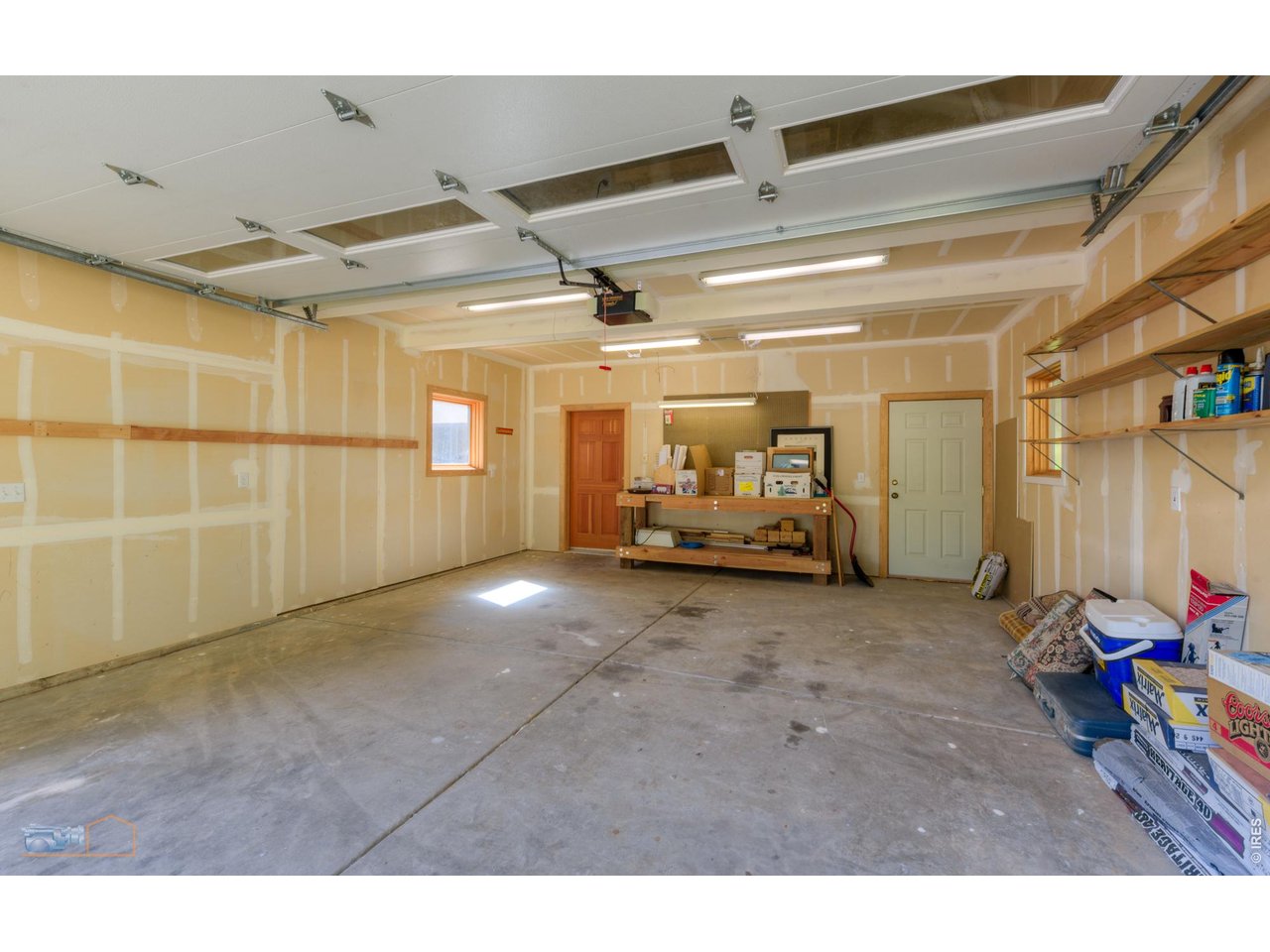 Attached garage