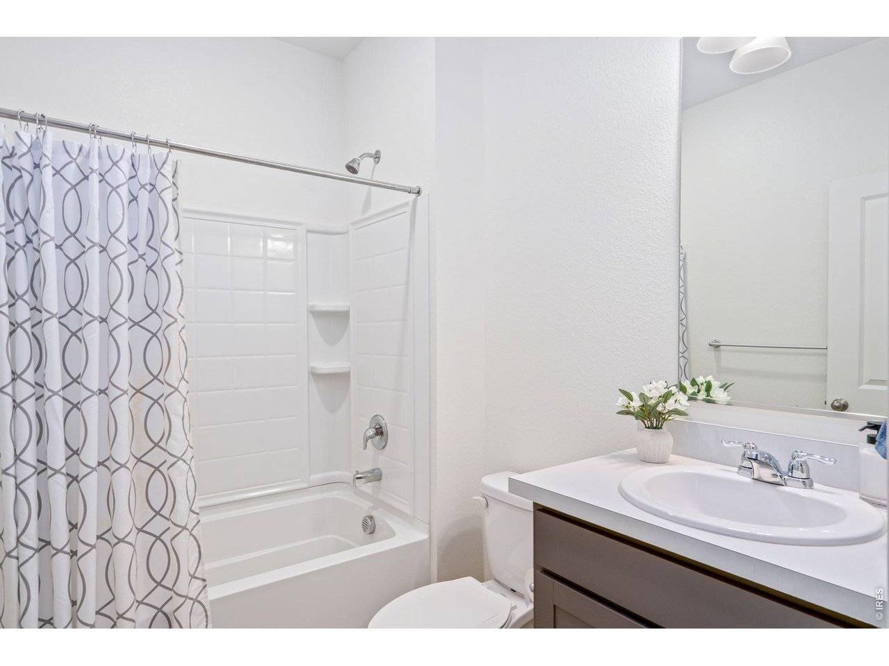 1/2 bath on main level. 