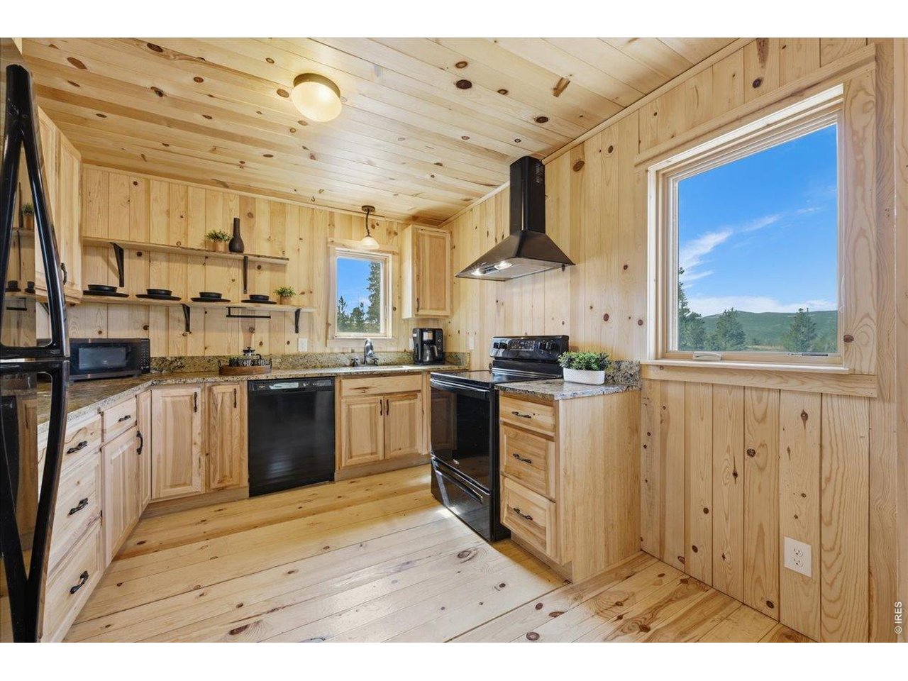 Kitchen with amazing views